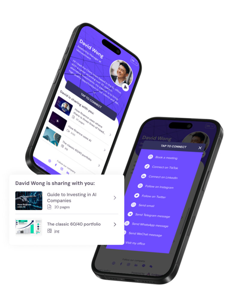 Mobile content technology for private banks