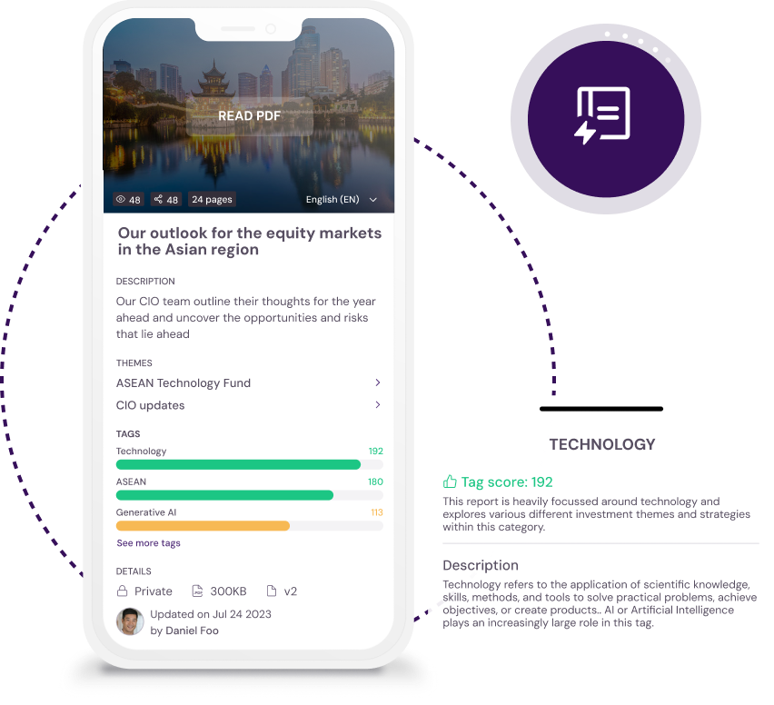 Content technology for private banks.